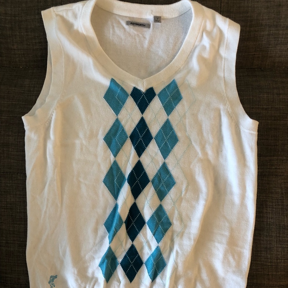 Argyle sweater vest
